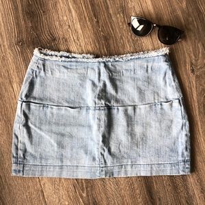 Bullhead denim mini skirt